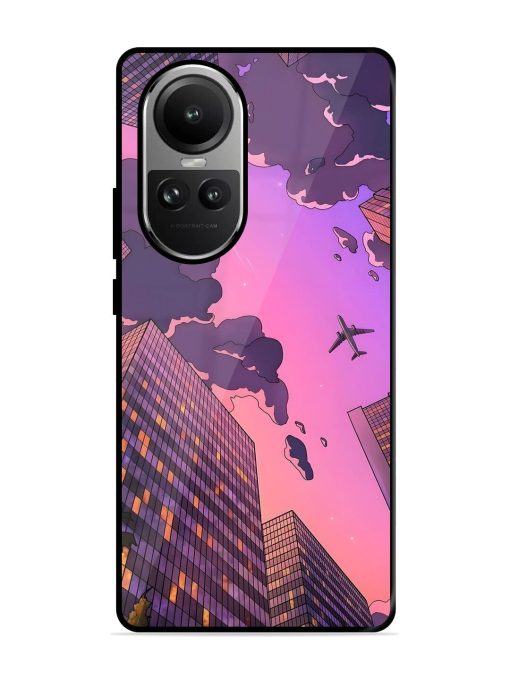 Urban Twilight Glossy Soft Edge Case for Oppo Reno 10 (5G) Chachhi