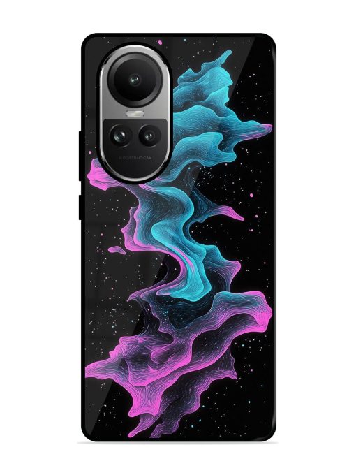 Cosmic Currents Glossy Soft Edge Case for Oppo Reno 10 (5G) Chachhi