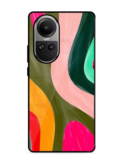 Wavy Wonder Glossy Soft Edge Case for Oppo Reno 10 (5G) Chachhi