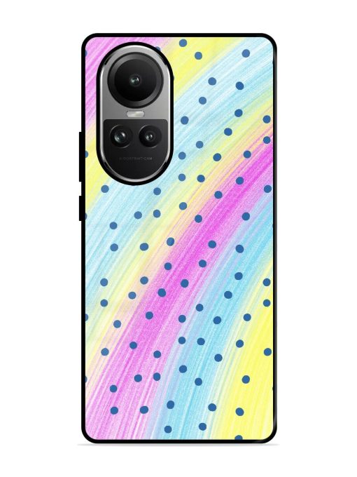 Polka Dot Paradise Glossy Soft Edge Case for Oppo Reno 10 (5G)