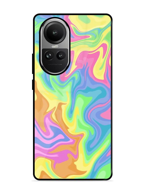 Whimsical Swirl Glossy Soft Edge Case for Oppo Reno 10 (5G) Chachhi