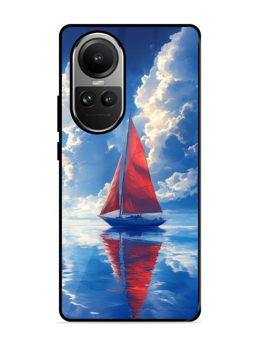 Crimson Sails Glossy Soft Edge Case for Oppo Reno 10 (5G)