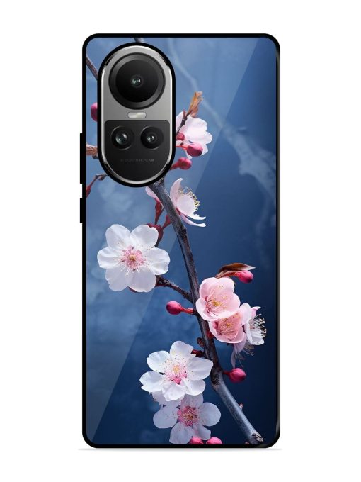 Delicate Blossoms Glossy Soft Edge Case for Oppo Reno 10 (5G) Chachhi