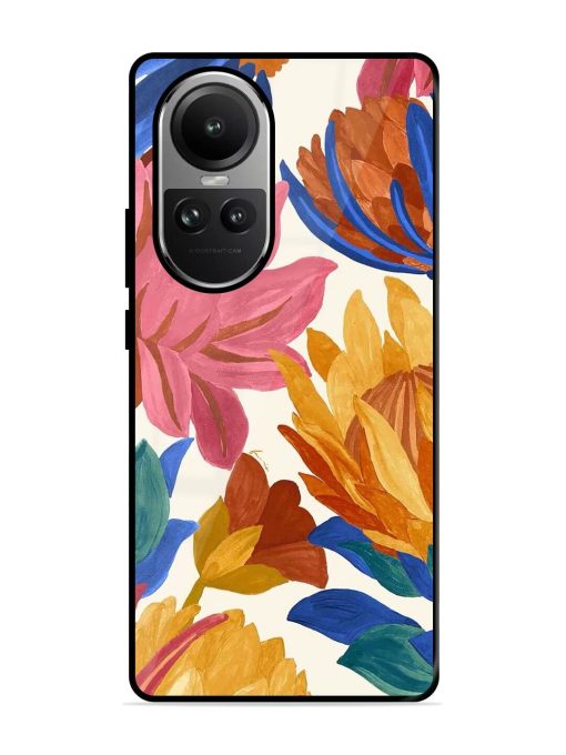 Blooming Tapestry Glossy Soft Edge Case for Oppo Reno 10 (5G) Chachhi