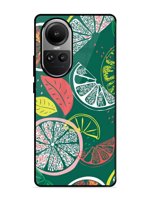 Citrus Symphony Glossy Soft Edge Case for Oppo Reno 10 (5G) Chachhi