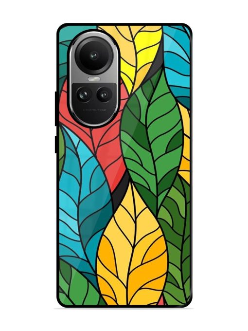 Foliage Fiesta Glossy Soft Edge Case for Oppo Reno 10 (5G) Chachhi