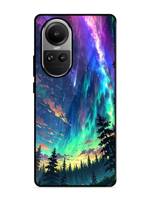 Cosmic Canvas Glossy Soft Edge Case for Oppo Reno 10 (5G) Chachhi