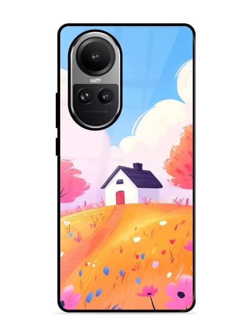 Hilltop Haven Glossy Soft Edge Case for Oppo Reno 10 (5G) Chachhi