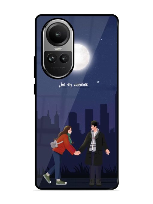 Moonlight Proposal Glossy Soft Edge Case for Oppo Reno 10 (5G) Chachhi