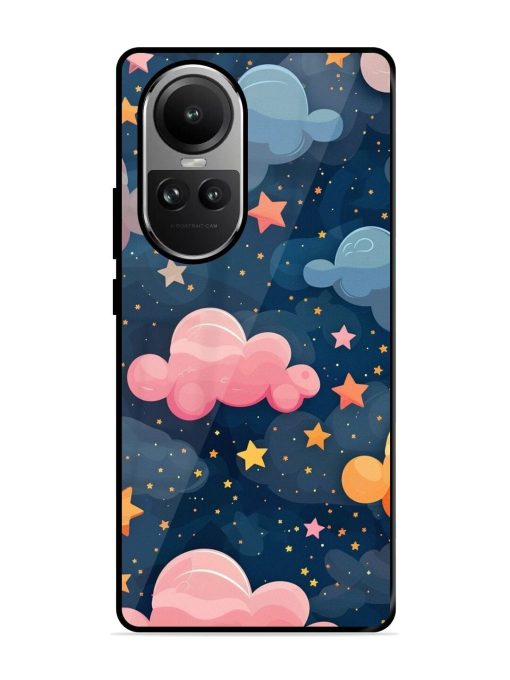 Twinkling Dreams Glossy Soft Edge Case for Oppo Reno 10 (5G) Chachhi