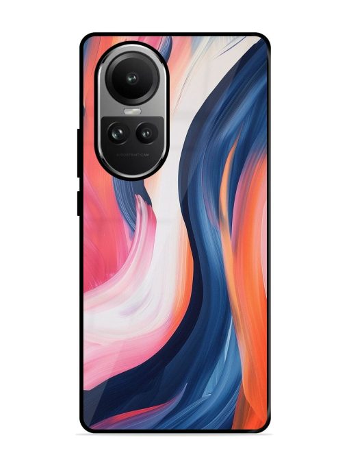 Whirling Hues Glossy Soft Edge Case for Oppo Reno 10 (5G) Chachhi