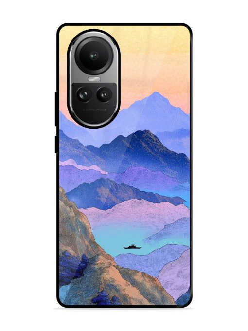 Mountain Mist Glossy Soft Edge Case for Oppo Reno 10 (5G) Chachhi