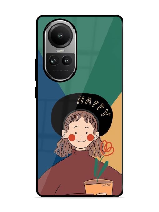 Happy Momo Glossy Soft Edge Case for Oppo Reno 10 (5G)