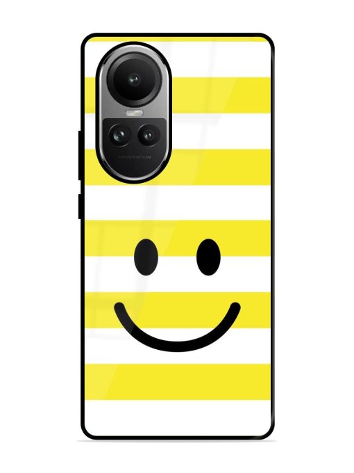 Smiling Stripes Glossy Soft Edge Case for Oppo Reno 10 (5G) Chachhi