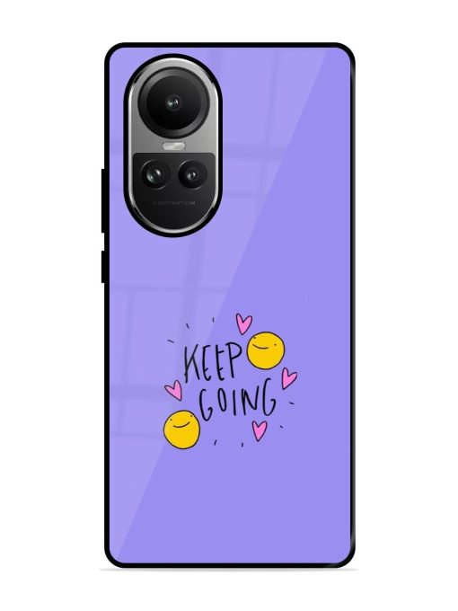 Smiling Through It All Glossy Soft Edge Case for Oppo Reno 10 (5G) Chachhi