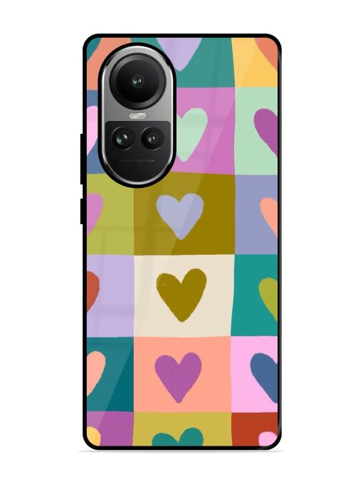 Box Of Hearts Glossy Soft Edge Case for Oppo Reno 10 (5G) Chachhi