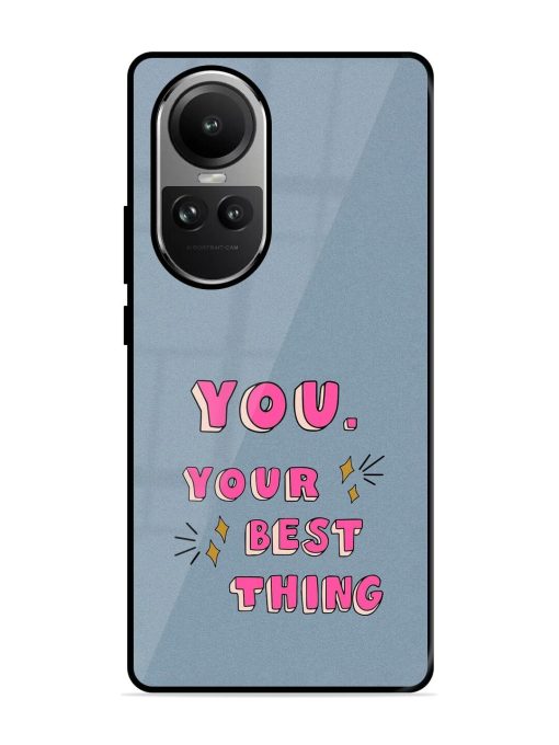 Self-Love Sparkles Glossy Soft Edge Case for Oppo Reno 10 (5G) Chachhi