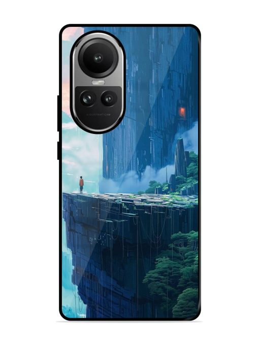 Solitude In The Sky Glossy Soft Edge Case for Oppo Reno 10 (5G) Chachhi