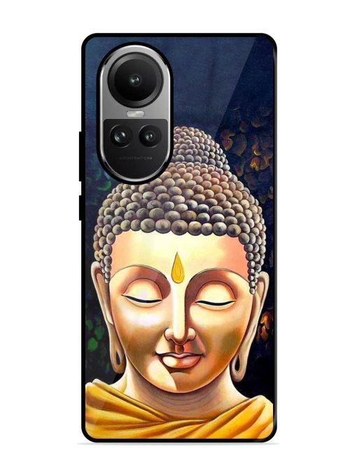 Buddha Face Glossy Soft Edge Case for Oppo Reno 10 (5G) Chachhi