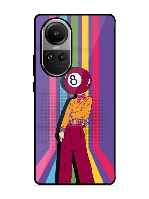 Eight Ball Fashionista Glossy Soft Edge Case for Oppo Reno 10 (5G) Chachhi