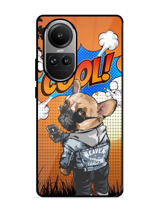 Cool Pup Glossy Soft Edge Case for Oppo Reno 10 (5G) Chachhi