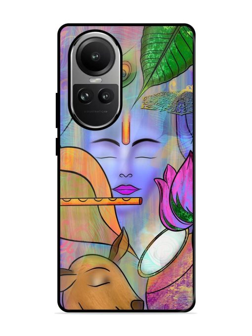 Divine Serenity Glossy Soft Edge Case for Oppo Reno 10 (5G) Chachhi