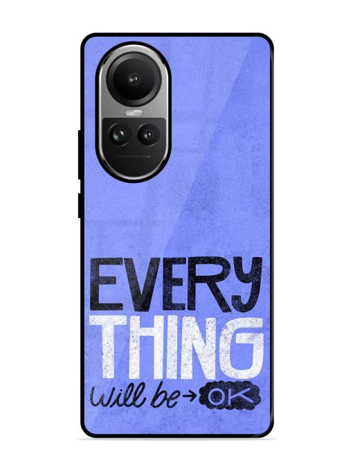 Hopeful Hues Glossy Soft Edge Case for Oppo Reno 10 Pro (5G) Chachhi