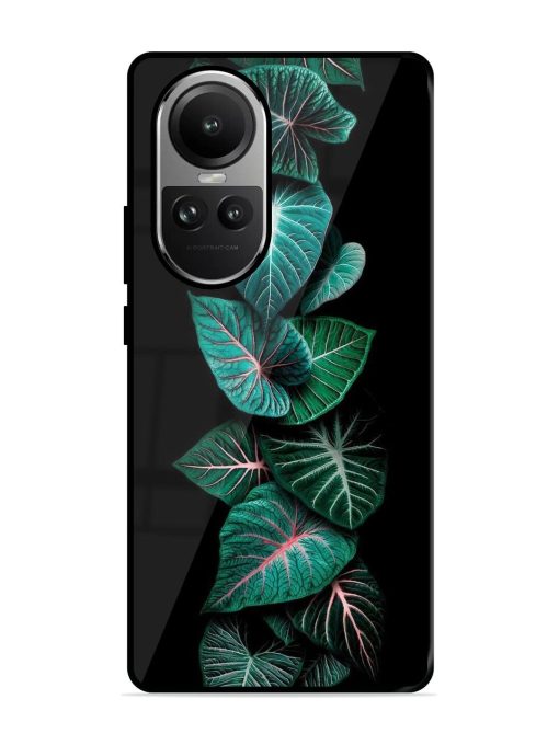 Emerald Elegance Glossy Soft Edge Case for Oppo Reno 10 Pro (5G) Chachhi