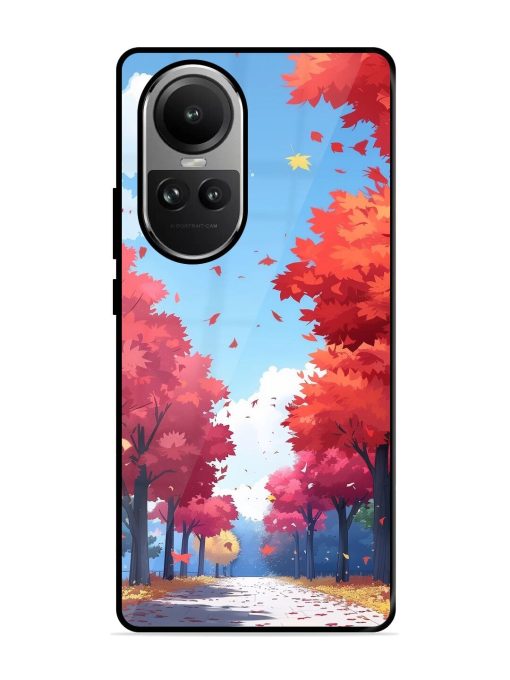 Autumn'S Embrace Glossy Soft Edge Case for Oppo Reno 10 Pro (5G) Chachhi