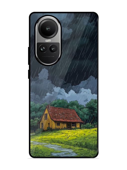 Rainy Day Retreat Glossy Soft Edge Case for Oppo Reno 10 Pro (5G) Chachhi