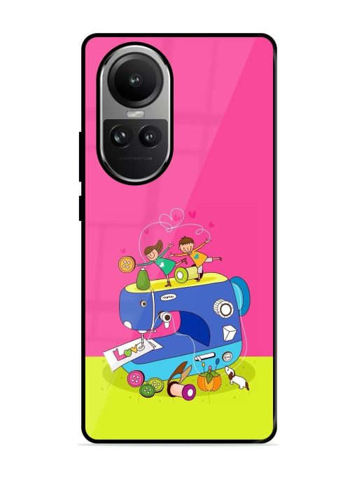 Sew Cute Glossy Soft Edge Case for Oppo Reno 10 Pro (5G) Chachhi