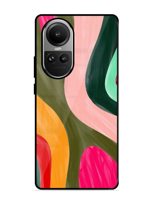 Wavy Wonderland Glossy Soft Edge Case for Oppo Reno 10 Pro (5G) Chachhi