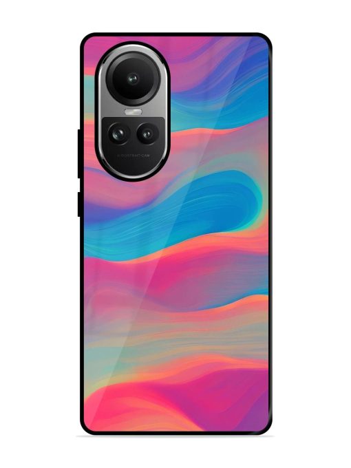 Wavy Wonder Glossy Soft Edge Case for Oppo Reno 10 Pro (5G)