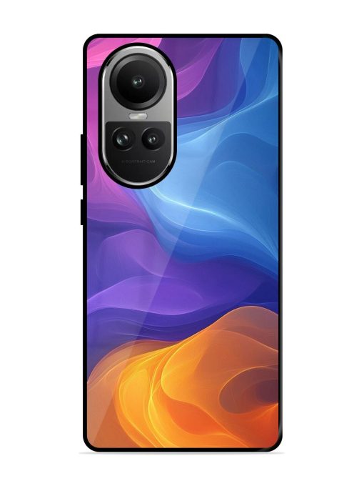 Cosmic Currents Glossy Soft Edge Case for Oppo Reno 10 Pro (5G) Chachhi