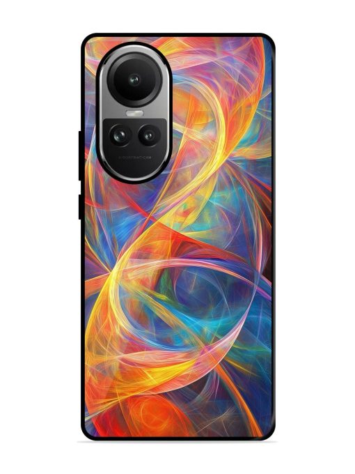 Cosmic Currents Glossy Soft Edge Case for Oppo Reno 10 Pro (5G) Chachhi