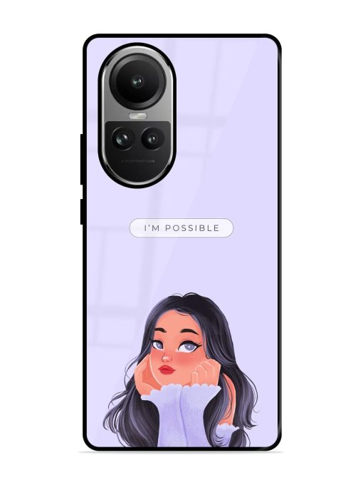 Im Possible Glossy Soft Edge Case for Oppo Reno 10 Pro (5G) Chachhi