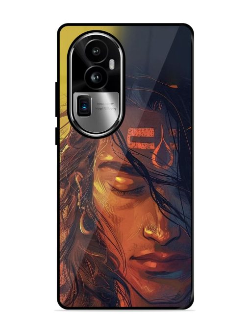 Tranquil Shiva Glossy Soft Edge Case for Oppo Reno 10 Pro Plus (5G) Chachhi