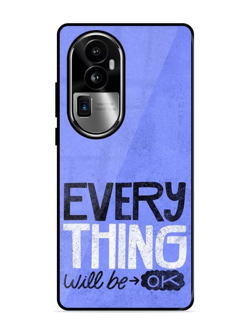 Hopeful Hues Glossy Soft Edge Case for Oppo Reno 10 Pro Plus (5G) Chachhi