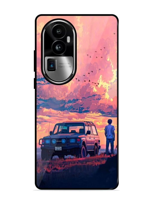 Solitude'S Horizon Glossy Soft Edge Case for Oppo Reno 10 Pro Plus (5G) Chachhi