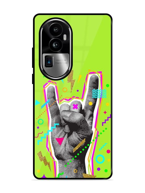 Neon Rock Glossy Soft Edge Case for Oppo Reno 10 Pro Plus (5G) Chachhi