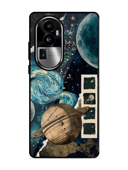 Celestial Tapestry Glossy Soft Edge Case for Oppo Reno 10 Pro Plus (5G) Chachhi