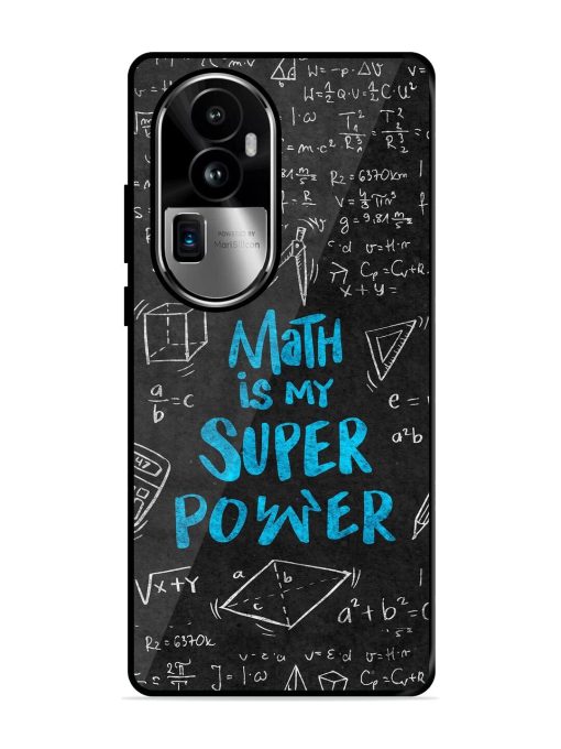 Math Magic Glossy Soft Edge Case for Oppo Reno 10 Pro Plus (5G) Chachhi