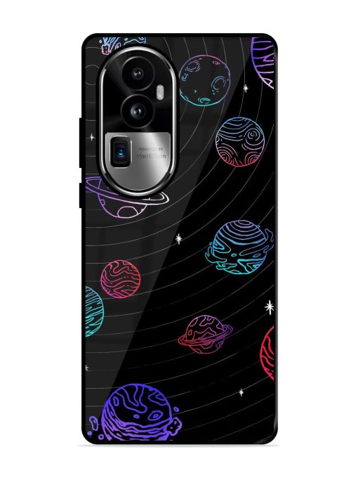 Cosmic Ballet Glossy Soft Edge Case for Oppo Reno 10 Pro Plus (5G) Chachhi