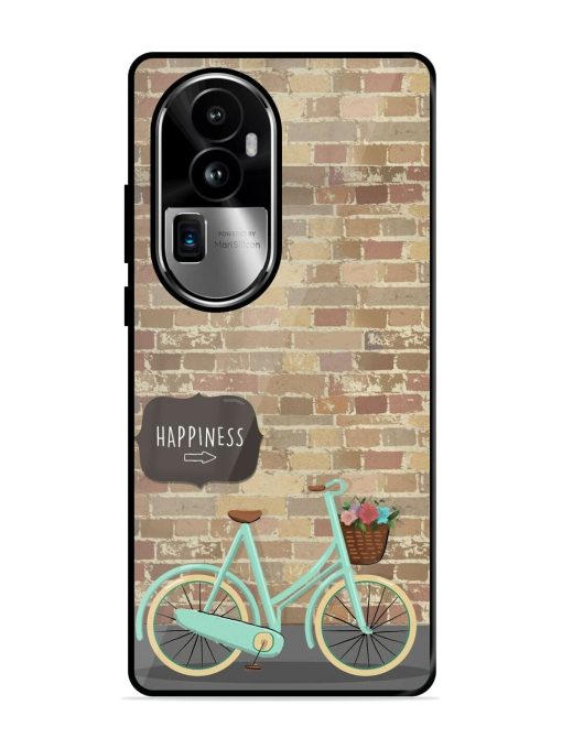 Pedaling Towards Happiness Glossy Soft Edge Case for Oppo Reno 10 Pro Plus (5G) Chachhi