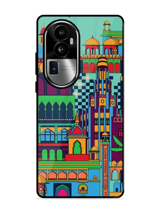 Indian Tapestry Glossy Soft Edge Case for Oppo Reno 10 Pro Plus (5G) Chachhi