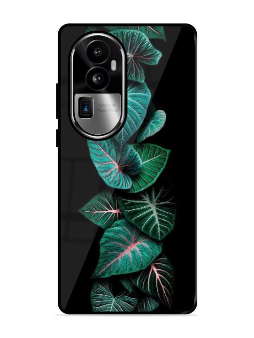 Emerald Elegance Glossy Soft Edge Case for Oppo Reno 10 Pro Plus (5G) Chachhi