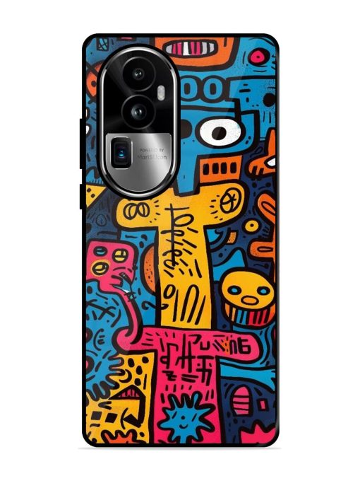 Doodletopia Glossy Soft Edge Case for Oppo Reno 10 Pro Plus (5G) Chachhi