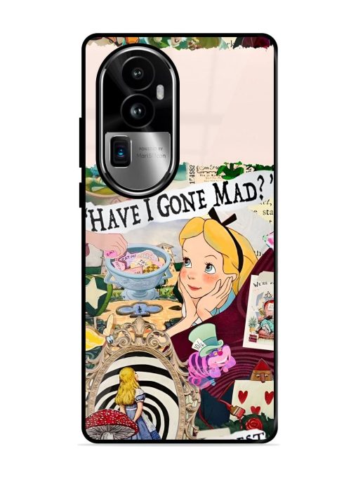 Mad Hatter'S Collage Glossy Soft Edge Case for Oppo Reno 10 Pro Plus (5G) Chachhi