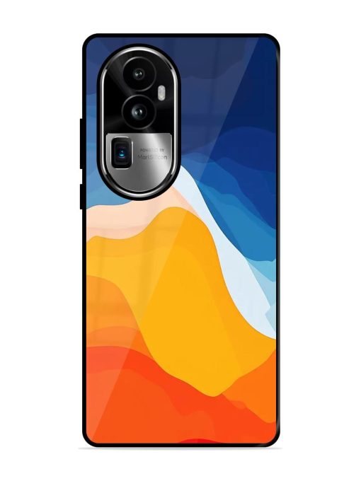 Liquid Landscape Glossy Soft Edge Case for Oppo Reno 10 Pro Plus (5G) Chachhi