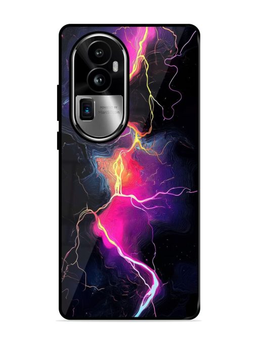 Electric Dreams Glossy Soft Edge Case for Oppo Reno 10 Pro Plus (5G) Chachhi